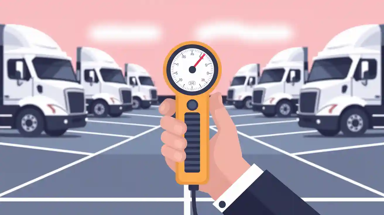 One Blowout, $100 k Cargo Loss: How Fleet Owners Cut Risk to Zero with a Handheld Tire Tread Depth Gauge